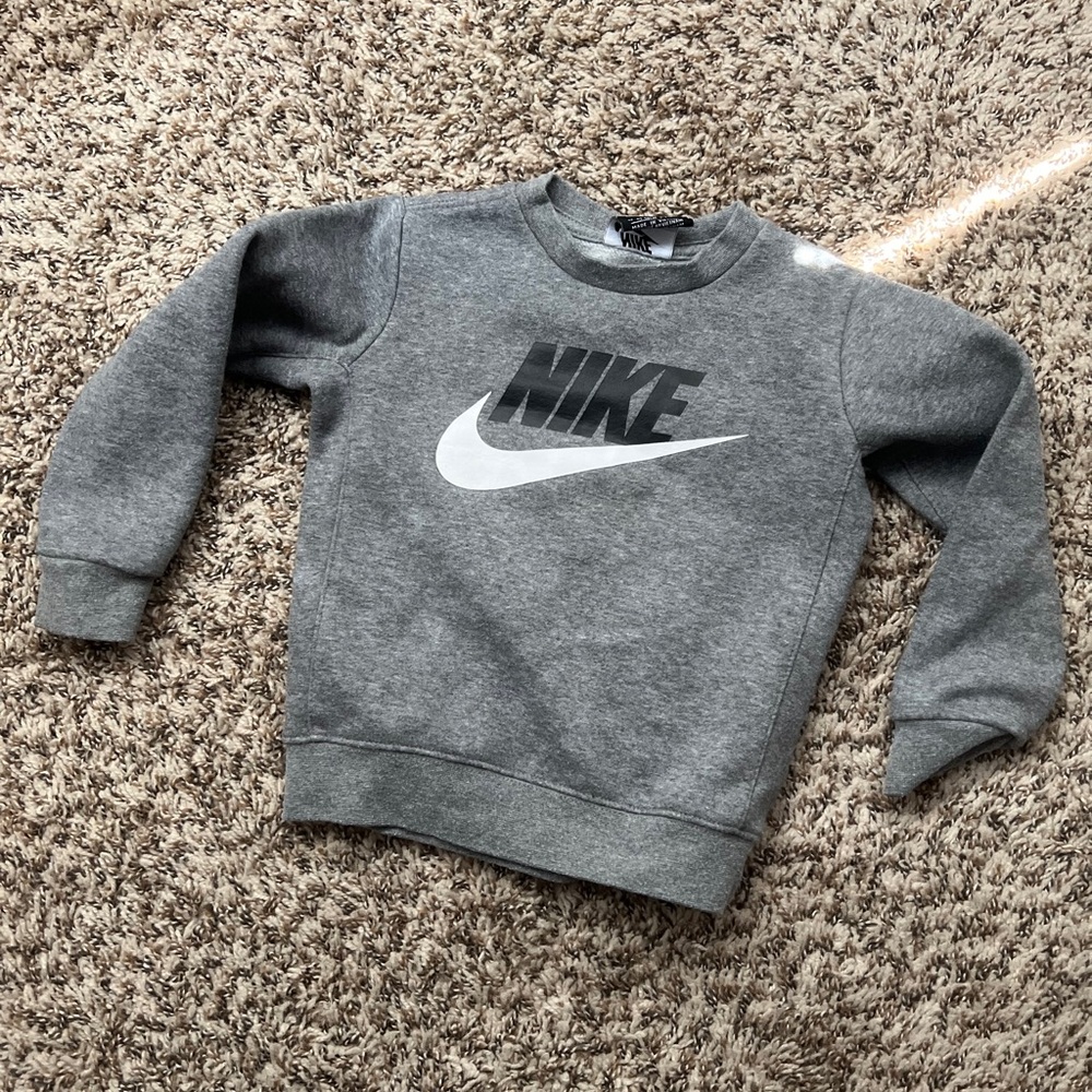 Nike Kids Charcoal Gray Sweatshirt